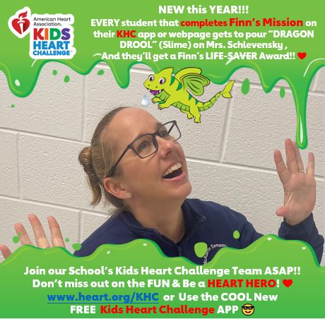 KHC Promotion Photo of Mrs. S getting Slimed 